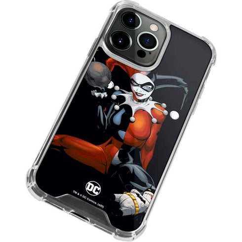 DC Comics Harley Quinn Playfull Pose iPhone 14 Pro Clear Case